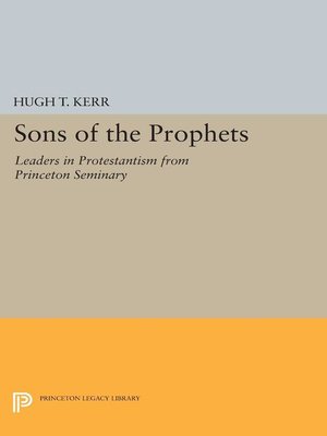 cover image of Sons of the Prophets